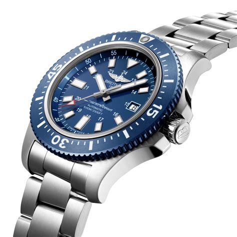 breitling superocean 44 blue hand|Breitling Superocean 44 special.